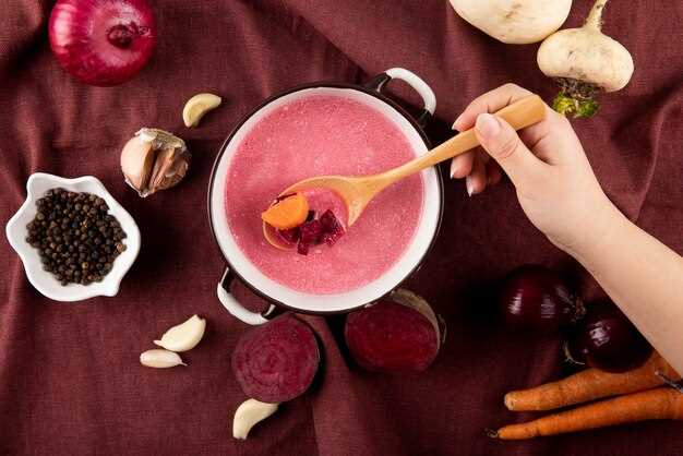 Ингредиенты для борща без мяса